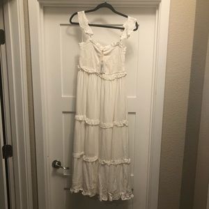 White Midi Dress from Red Dress Boutique